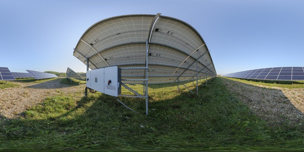 Paldiski Solar Park uses 17 inverters to convert the direct current produced by solar panels into alternating current